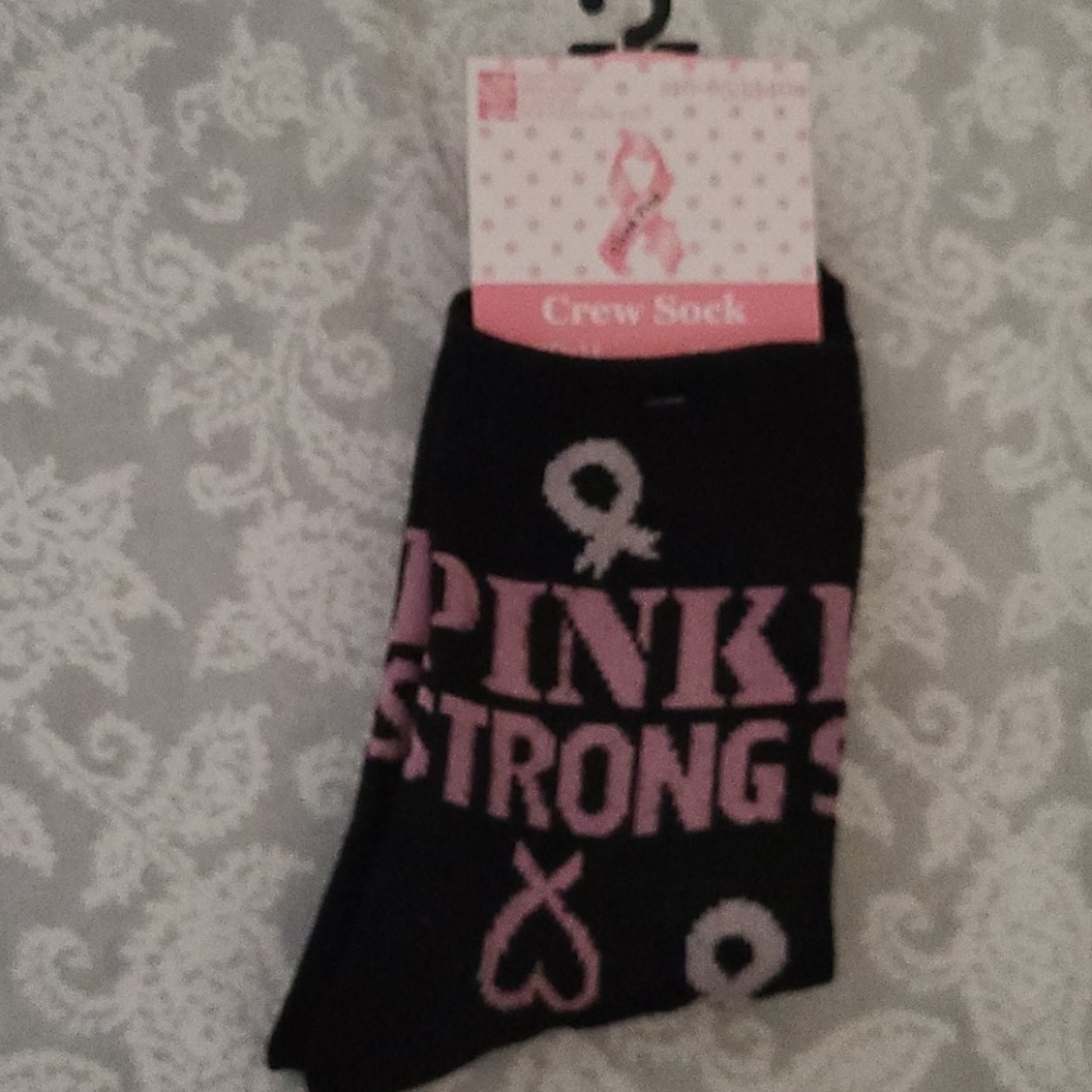PINK STRONG socks